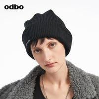 odbo 2022新款  綿羊毛 針織毛線帽