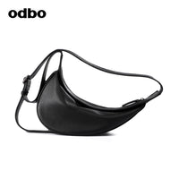 【商場同款】odbo/歐迪比歐設計師品牌牛皮包包單肩包斜挎包