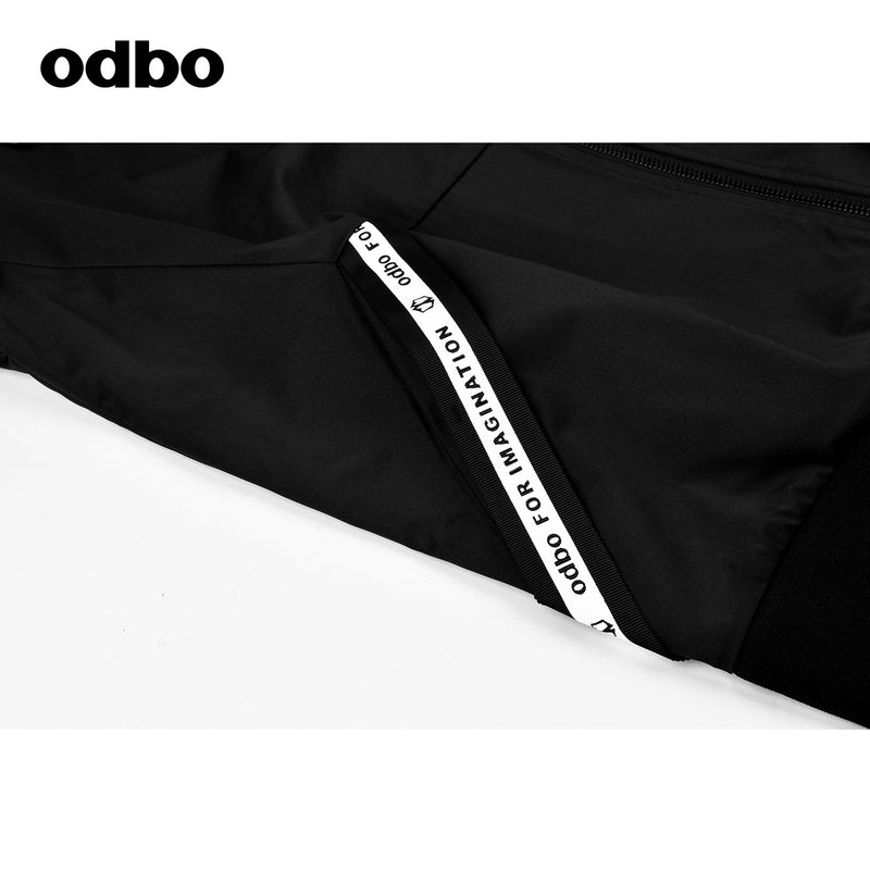 【商場同款】odbo/歐迪比歐休閒撞色外套男夏季2022新款百搭上衣