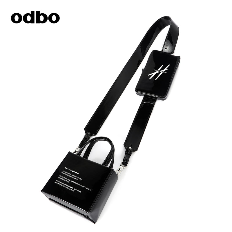 Odbo/歐迪比歐專櫃同款設計師品牌背提包