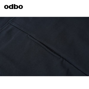 Odbo/歐迪比歐專櫃同款設計師品牌休閒連帽衛衣男士外套上衣