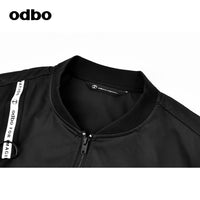 【商場同款】odbo/歐迪比歐休閒撞色外套男夏季2022新款百搭上衣