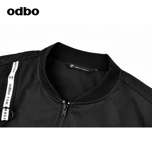 【商場同款】odbo/歐迪比歐休閒撞色外套男夏季2022新款百搭上衣